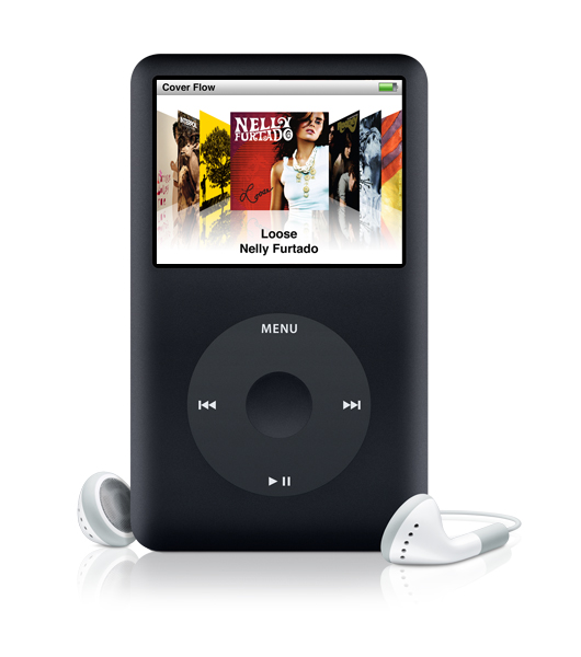 iPod Classic第5.5世代改80GB 電池元気 格好よ