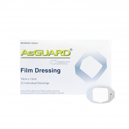 AsGUARD Clear Film Sterile Dressing - 10x12cm