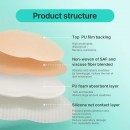 Dimora Sacrum Silicone Ag+ Foam Dressing with Border 7.08" × 7.08"