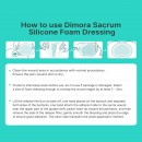 Dimora Sacrum Silicone Ag+ Foam Dressing with Border 7.08" × 7.08"