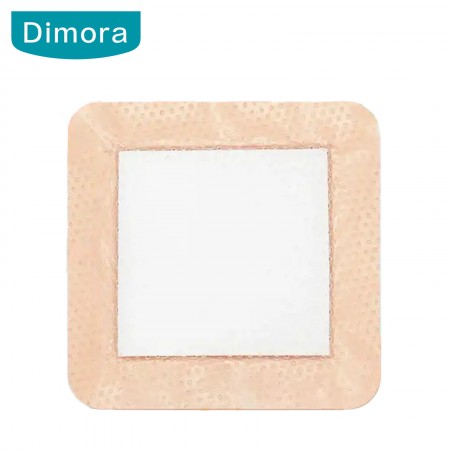 Dimora Silicone Ag+ Foam Dressings with Border 4" x 4" 