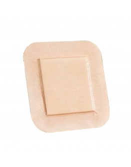 Dimora Silicone Ag+ Foam Dressings with Border 4" x 4" 