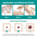 Dimora Silicone Ag+ Foam Dressings with Border 4" x 4" 