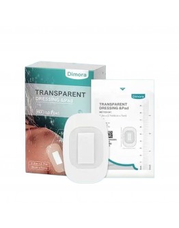 Dimora Transparent Film Dressing with Pads 6" x 8"