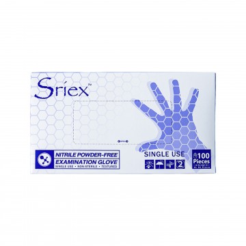 Sriex Nitrile Powder-Free Examination Gloves