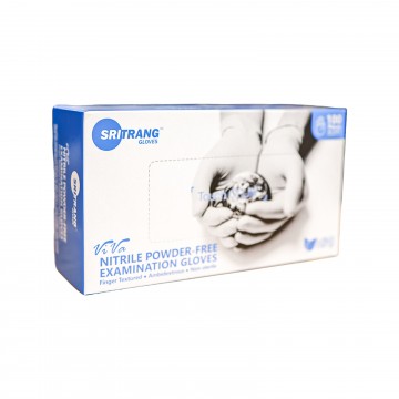 Sritrang Nitrile Powder-Free Examination Gloves 