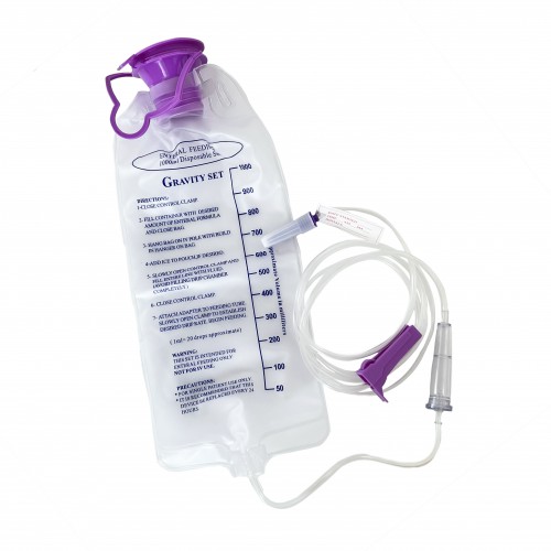 Gravity Feeding Bag Set - 1000ml