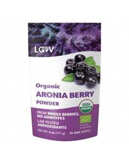 LOOV Freeze-Dried Organic Aronia Berry Powder 171g