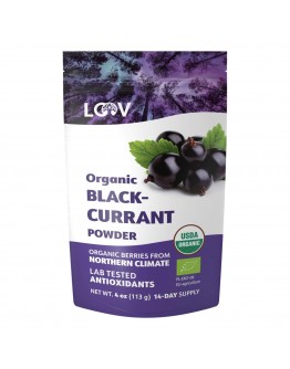 LOOV Freeze-Dried Organic Blackcurrant Powder