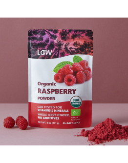 LOOV Freeze-Dried Organic Raspberry Powder 171g