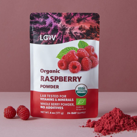 LOOV Freeze-Dried Organic Raspberry Powder 171g