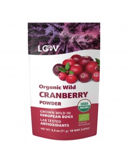 LOOV Freeze-Dried Organic Wild Cranberry Powder 171g