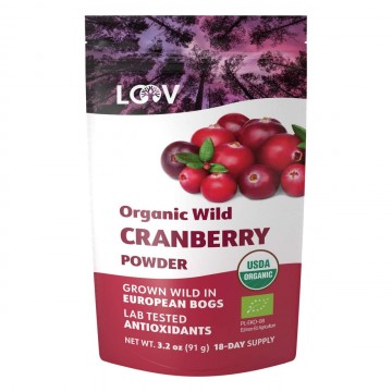 LOOV Freeze-Dried Organic Wild Cranberry Powder 171g