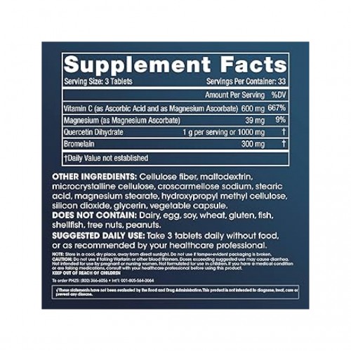 ProHealth Longevity Quercetin Bromelain Complex - 100 Tablets