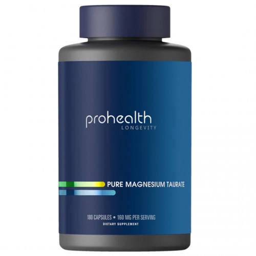 ProHealth Pure Magnesium Taurate - 160mg per serving, 180 capsules