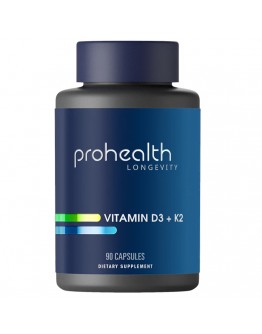 ProHealth Vitamin D3 + K2 - 90 capsules
