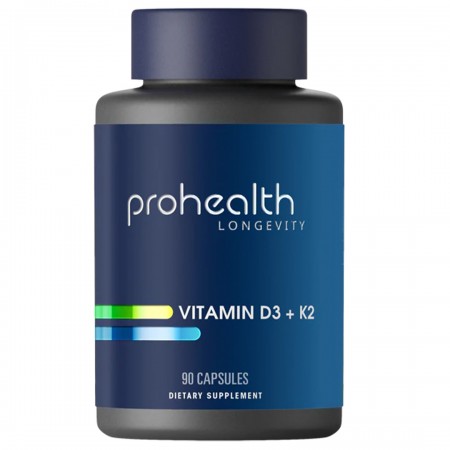 ProHealth Vitamin D3 + K2 - 90 capsules