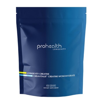 ProHealth Longevity Creatine - Creavitalis Creatine Monohydrate - 5 grams per serving, 450 grams