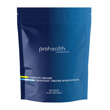 ProHealth Longevity Creatine - Creavitalis Creatine Monohydrate - 5 grams per serving, 450 grams