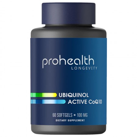 Prohealth Ubiquinol Active CoQ10 - 100mg, 60 Softgels Prohealth Ubiquinol Active CoQ10 - 100mg, 60 Softgels