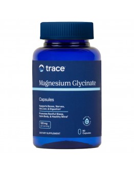 Trace Minerals Magnesium Glycinate - 90 Capsules  (Vegetarian Capsules)