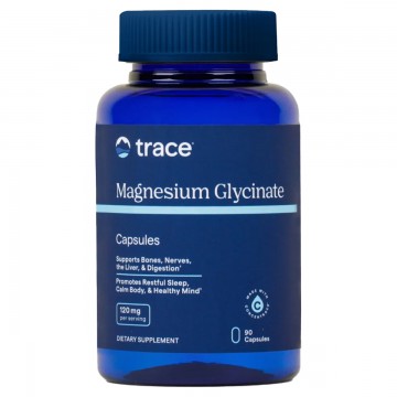 Trace Minerals Magnesium Glycinate - 90 Capsules  (Vegetarian Capsules)