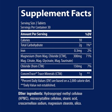 Trace Minerals Magnesium - 60 Tablets