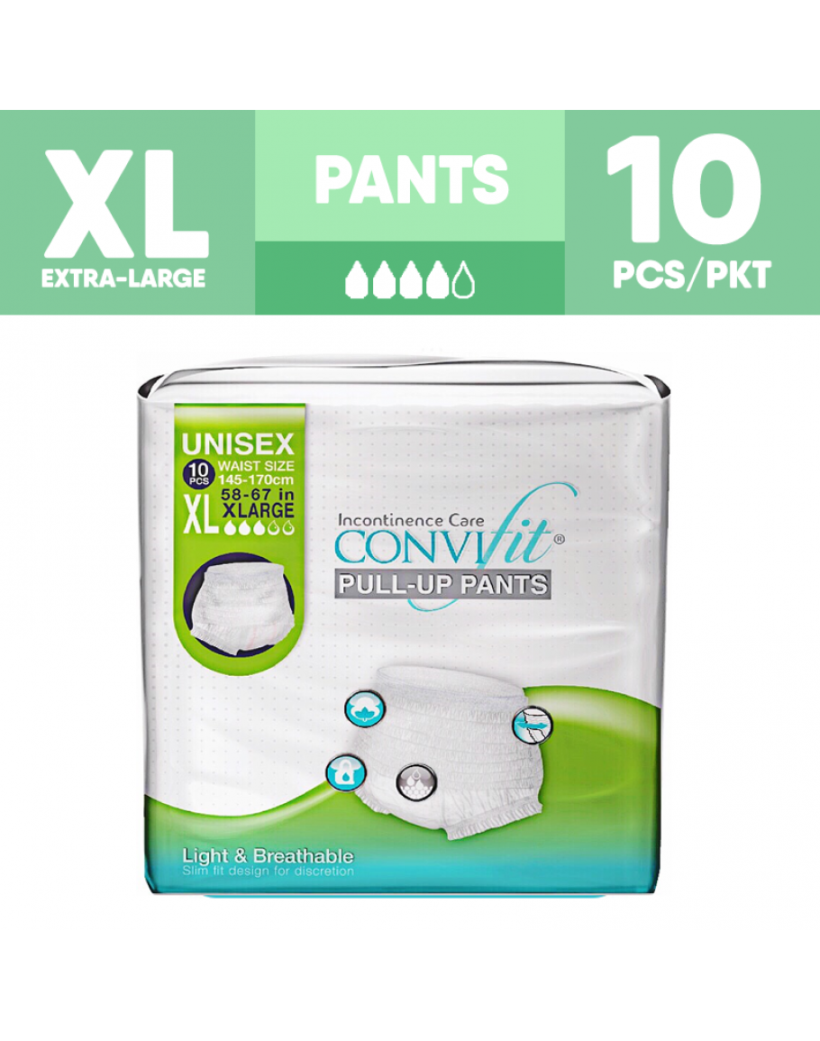 ConviFit Adult Pull Up Pants Unisex