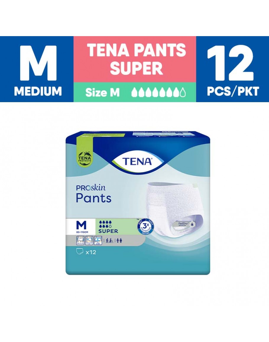 Tena Pants Super Large 12'S SMTNS9-4 : Amazon.co.uk: Health & Personal Care