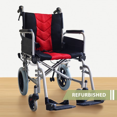 Red Black Wheelchair // Refurbished