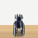 Purple Wheelchair // Refurbished