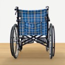SOMA Blue Plaid Wheelchair // Refurbished