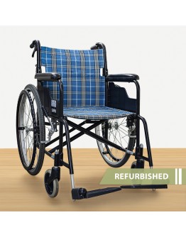 SOMA Blue Plaid Wheelchair // Refurbished