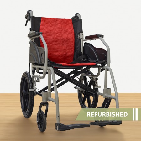 Red and Black Wheelchair // Refurbished