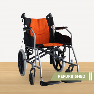 Orange Black Wheelchair // Refurbished
