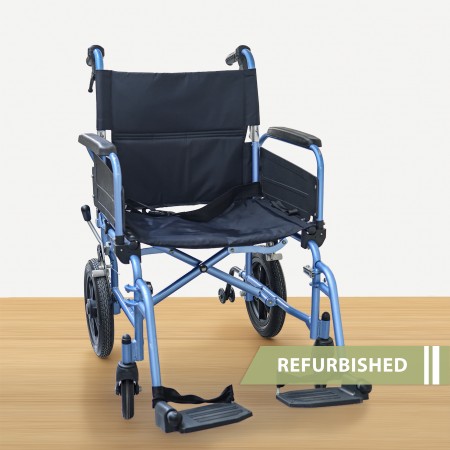 Blue Wheelchair // Refurbished