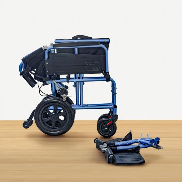 Blue Wheelchair // Refurbished