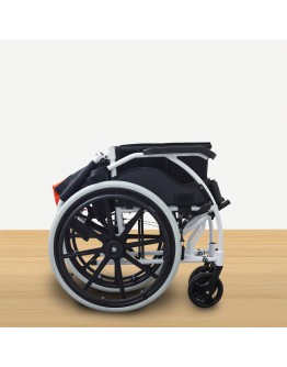 Orange White Wheel Wheelchair // Refurbished