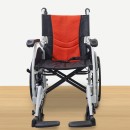 Orange White Wheel Wheelchair // Refurbished
