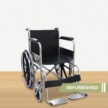 Stainless Steel Wheelchair // Refurbished