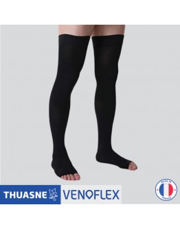 Venoflex Elegance Men's Thigh Stocking / C3, Open Toes