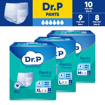 Dr.P Premium Pants Level 6 Adult Diapers