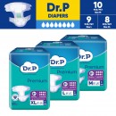 Dr.P Premium Level 8 Adult Diapers