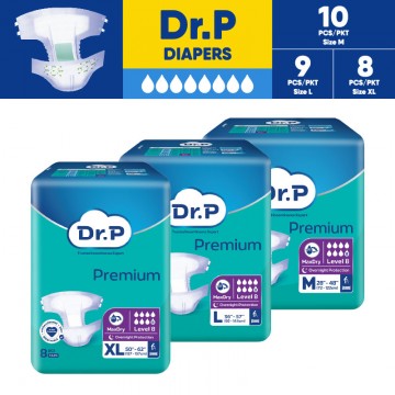 Dr.P Premium Level 8 Adult Diapers