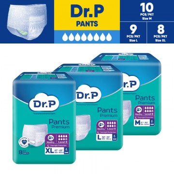 Dr.P Premium Pants Level 8 Adult Diapers