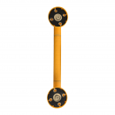 Orange Plastic Bathroom Grab Bar