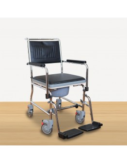 FS692 Detachable Chrome Commode