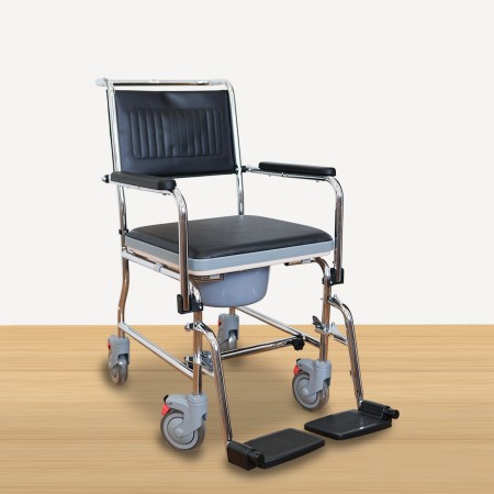 FS692 Detachable Chrome Commode