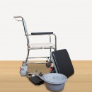 FS692 Detachable Chrome Commode