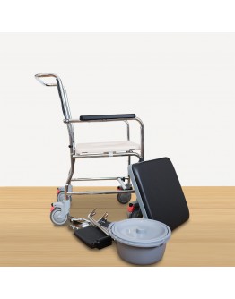 FS692 Detachable Chrome Commode